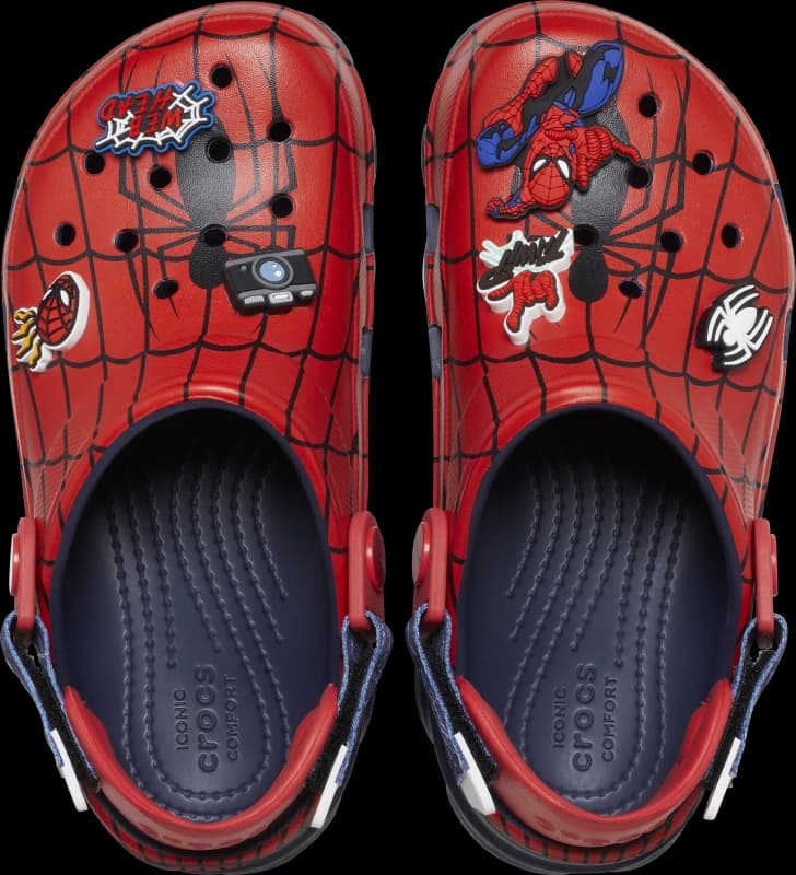Image of Crocs Print x Spiderman All Terrain Clog Boys Junior Sandals Print UK 2 (EU 34)