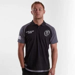 Image of Samurai Army Performance Polo Mens - Black/Grey