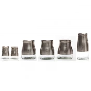 Image of Sabichi Stainless Steel Kitchen Canister Set