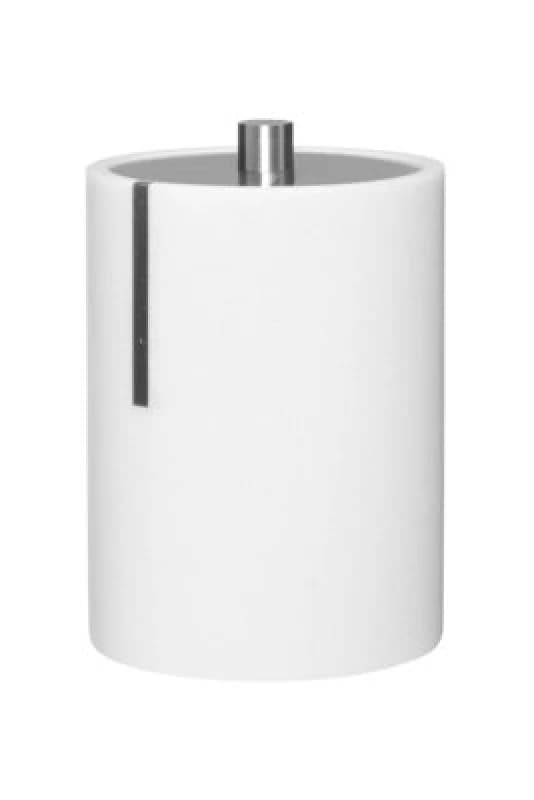 Image of Interiors by Premier Linea White Cotton Bud Holder White