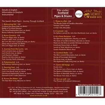 Image of Queens Royal Pipers - Best of Scottish Pipes and Drums CD