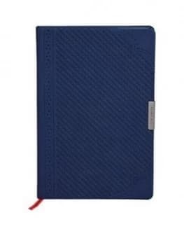 Image of Ted Baker A5 Brogue Geo Notebook - Navy, One Colour, Women