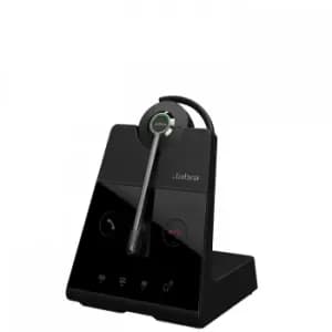 Image of Engage 65 Convertible - Headset - Ear-hook - Head-band - Office/Call center - Black - Monaural - Reject call - Answer/end call - Volume + - Volume -