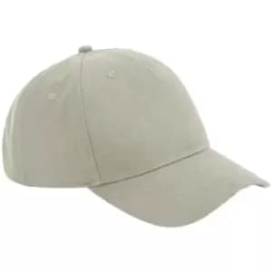 Image of Beechfield 5 Panel Organic Baseball Cap (One Size) (Black)