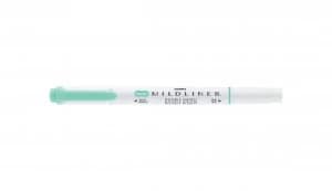 Image of Zebra Mildliner Double Ended Highlighter BlueGreen PK10