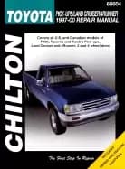 Image of chiltons toyota pick ups land cruiser 4runner 1997 00 repair manual