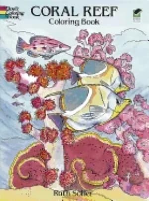 Image of coral reef coloring book