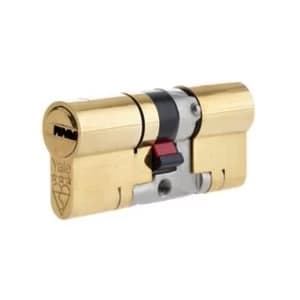 Image of Yale Platinum Brass Single Euro Cylinder lock (L)70mm