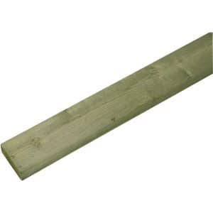 Image of Wickes Vertical Deck Handrail - 68 x 44mm x 2.4m