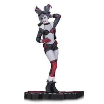 Image of Bombshell Harley Quinn DC Comics Red and Black Statue
