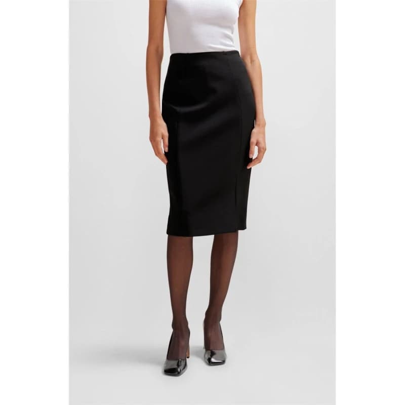 Image of Boss Vukeva Pencil Skirt Black female 6