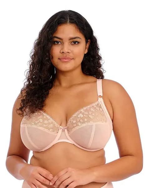 Image of Elomi Elomi Namrah Plunge Wired Bra Pale Blush Pale Blush Female 38G EB09421