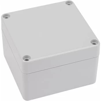 Image of 524324 Polycarbonate Enclosure 82 x 80 x 55 Grey - R-tech