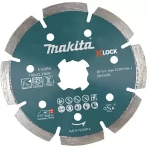 Image of Makita X Lock Diamond Cutting Disc 100mm
