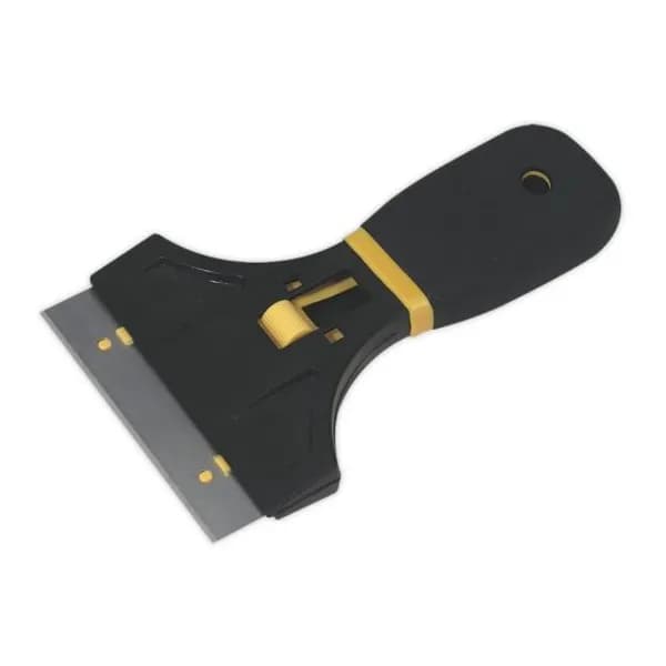 Image of Genuine SEALEY AK8651 Razor Scraper with Comfort Grip Handle