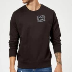 Image of Captain Marvel Name Badge Sweatshirt - Black