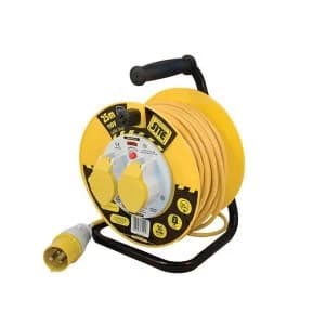 Image of Masterplug Cable Reel 110V 16A Thermal Cut-Out 50m