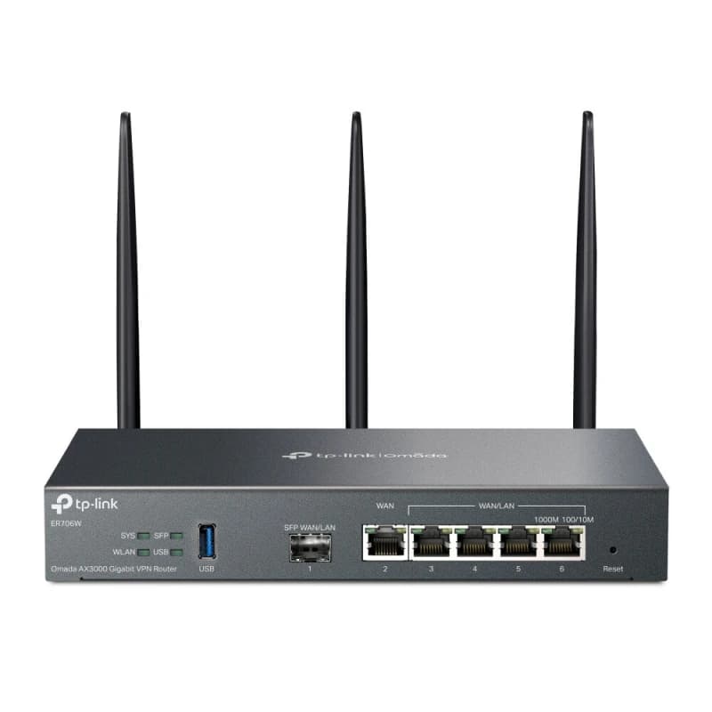 Image of TP Link ER706W - Omada AX3000 Gigabit VPN Router ER706W