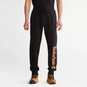 Image of Timberland Core Logo Sweatpants For Men In Black Black, Size XL