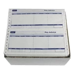 Image of Custom Forms 3 Part Security Payslips Pack of 1000 SE33 SGC11009