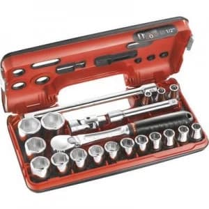 Image of Facom Bit set Metric 1/2 (12.5 mm) 21 Piece SL.DBOX112