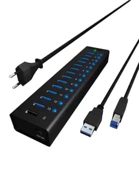 Image of ICY BOX IB-AC6113 USB 3.2 Gen 1 (3.1 Gen 1) Type-B 5000 Mbps Black