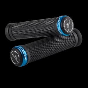 Image of Azonic Diamond Grips 130mm Blue