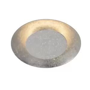 Image of Foskal Modern Flush Ceiling Light - Ø21.5cm- LED - 1x6W 2700K - Silver