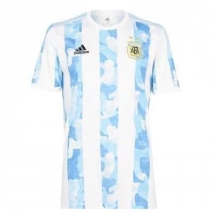 Image of adidas Argentina Home Shirt 2020 - White/Blue