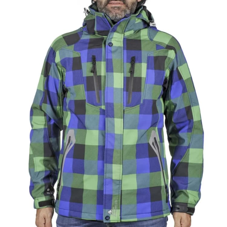 Image of Peak Mountain Softshell jacket Peak Mountain Cina Vert Male M CINA-VERT