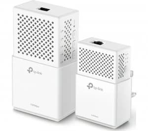 Image of TP Link TL-WPA7510 WiFi Powerline Adapter Kit - Twin Pack