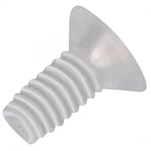 Image of Toolcraft Phillips Countersunk Screw DIN 966 Polyamide M4 x 20mm P...