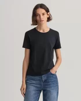Image of GANT Women Original T-Shirt (M) Black