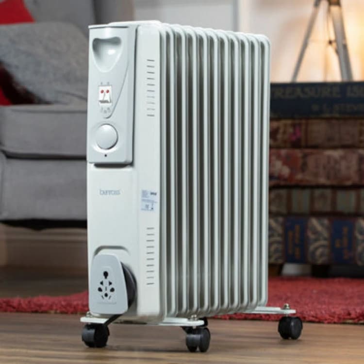 Image of Benross 2500W 11 Fin Oil Filled Radiator