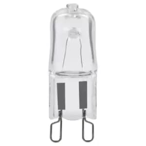 Image of Crompton Lamps Halogen G9 Capsule 18W Dimmable (10 Pack) Warm White Clear Energy Saver