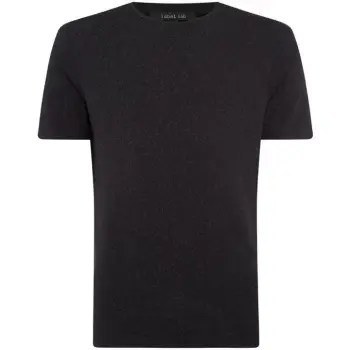 Image of Label Lab Tonal Texture T-Shirt - Black