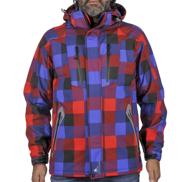 Image of Peak Mountain Softshell jacket Peak Mountain Cina Bleu Male XL CINA-BLEU