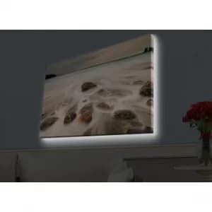 Image of 4570HDACT-005 Multicolor Decorative LED Lighted Canvas Painting