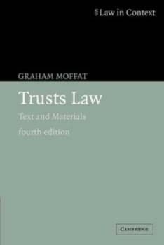 Image of Trusts Law by Graham Moffat Paperback