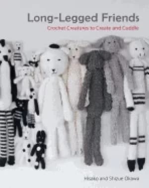 Image of long legged friends crochet creatures to create and cuddle