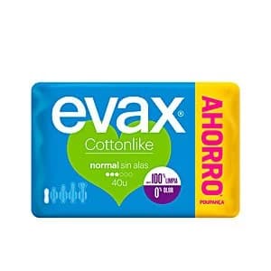 Image of COTTONLIKE compresas normal sin alas 40 uds