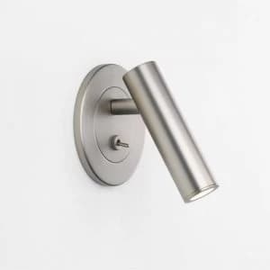 Image of LED 1 Light Indoor Recessed Wall Light Matt Nickel