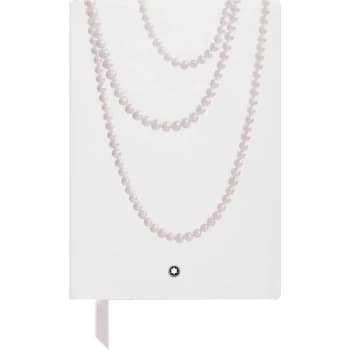 Image of Mont Blanc - Notebook #146 - Small, Ladies Edition Pearl, White, Lined - Notebooks - White