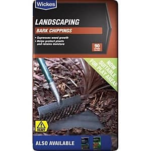 Image of Wickes Play Safe Grade Bark Chippings 90L