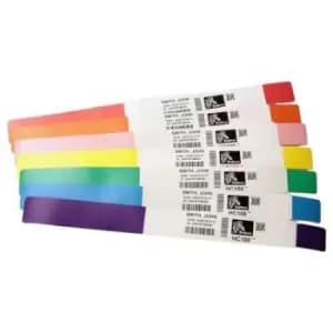 Image of Zebra Z-Band Splash Red Self-adhesive printer label