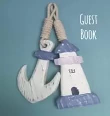 Image of Guest Book, Visitors Book, Guests Comments, Vacation Home Guest Book, Beach House Guest Book, Comments Book, Visitor Book, Nautical Guest Book, Holida