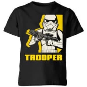 Image of Star Wars Rebels Trooper Kids T-Shirt - Black - 3-4 Years