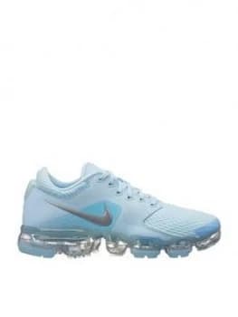 Image of Nike Air Vapormax Junior Trainer Blue Silver Size 3