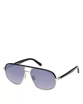 Image of Tom Ford Maxwell Pilot Sunglasses, 59mm