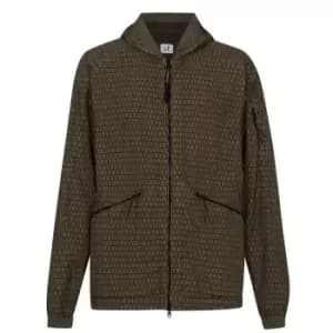 Image of CP Company Print Jacket - Brown